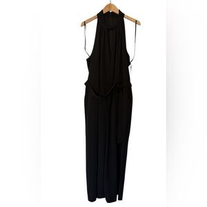 Calvin Klein Wide Leg Sleeveless Keyhole Jumpsuit 18W